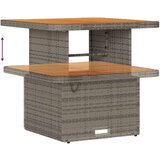  3-dijelni set za blagovanje u vrtu s jastučićima sivi poli ratan akacija | shoptok.hr