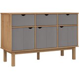  Komoda OTTA smeđe-siva 114 x 43 x 73,5 cm od masivne borovine | Eponuda.com