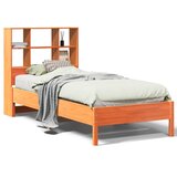  Krevet s regalom za knjige bez madraca 75 x 190 cm od borovine | shoptok.hr
