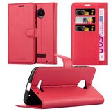 Cadorabo Motorola MOTO Z FORCE v rdeče sladkorno jabolko - Zaščitni ovitek z magnetnim zapiranjem, stoječo funkcijo in režo za kartice, (20550727) | Shoptok.si