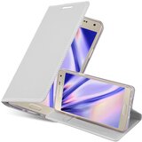 Cadorabo Ohišje, združljivo z Samsung Galaxy A5 2015 v klasično srebrno - Zaščitni ovitek z magnetnim zapiranjem, stoječo funkcijo in režo za kartice, (20551642) | Shoptok.si