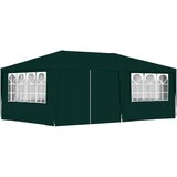 vidaXL profesionalen vrtni šotor s stranicami 4x6 m zelen 90 g/m² | Shoptok.si