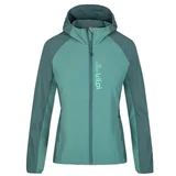 Kilpi Women's softshell running jacket BALANS-W dark green