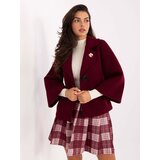 RUE PARIS Jacket-IT-KR-FL8159.24-burgundy | Shoptok.si