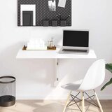  Sklopivi zidni stolić bijeli 100 x 60 cm | shoptok.hr