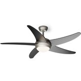 Klarstein Bolero 2 v 1, stropni ventilator, O 132 cm, svetloba 55 W, daljinski upravljalnik, upravljanje prek aplikacije, dvosmerno delovanje | Shoptok.si