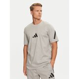 Adidas Majica Z.N.E. JF2457 Siva Regular Fit Cene