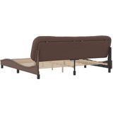  Okvir za krevet s uzglavljem smeđi 200x200 cm od umjetne kože | shoptok.hr