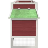  Kokošinjac boja kave 204 x 50 x 84 cm od masivne borovine | shoptok.hr