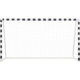 The Living Store Nogometni gol 300x160x90 cm kovinski črn in bel - Nogometni Gol, (21417465) | Shoptok.si