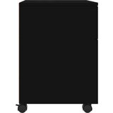 vidaXL Ormarić za spise s kotačima crni 45 x 38 x 54 cm drveni | shoptok.hr