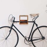vidaXL stensko stojalo za kolo 35x25x25 cm trden predelan les | Shoptok.si