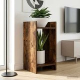  Stalak za biljke s policom 2 pcs Dimljeni Hrast 30 x 30 x 60 cm | shoptok.hr