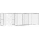  Kavez za pse Srebrno 600 x 200 x 200 cm Cinkani čelik | shoptok.hr