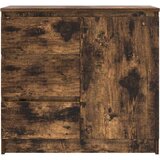  Komoda s ladicama dimljenog hrasta 71x35x65cm konstruirano drvo | shoptok.hr
