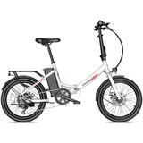 Fafrees F20 light 16.75Ah električno kolo - 250W motor 36V16.75Ah baterija 130KM doseg mehanska disk zavora - bela, (21221525) | Shoptok.si
