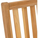  Barska stolica 2 pcs smeđa čvrsto teak drvo | shoptok.hr
