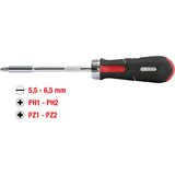 Ks Tools Izvijač z nastavki 1/4'' z ragljo in revolverskim držalom, dolžina 260 mm, 7 kosov Cene