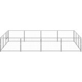  Kavez za pse srebrni 12 m² čelični | shoptok.hr