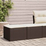 Maison Chic Seti vrtnega pohištva - Vrtna garnitura - Vrtni pohištvo set z blazinami 2-delna rjav ratan/akacija, (21808508) | Shoptok.si