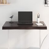 Stolna ploča tamnosmeđa 80x40x(2-6) cm obrađena hrastovina | shoptok.hr