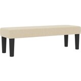  Postelja z box springom z vzmetnico in klopjo kremne barve 200x200 cm tkanina, (22081065) | Shoptok.si