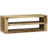 TV ormar s policom Smeđa 100 x 32 x 36 cm Čvrsto drvo manga | shoptok.hr