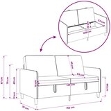 SOFA s pohranom Bijela 152 x 78 x 87 cm Poliester | shoptok.hr