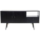 Venture Home komoda Gold 46 × 80 × 160 cm, crna | shoptok.hr