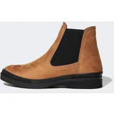 Defacto Women's Thick Sole Chelsea Faux Leather Boots