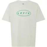 LEVI'S ® Majica 'SS Relaxed Fit Tee' siva / zelena