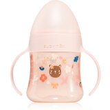 Suavinex Forest First dječja bočica s ručkama 4 m+ Pink 150 ml | shoptok.hr
