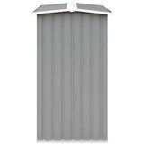 Vrtna ostava za drva od pocinčanog čelika 172x91x154 cm siva | Eponuda.com
