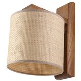  Zidna svetiljka AIDA 1xE27/15W/230V hrast/rafija | Eponuda.com