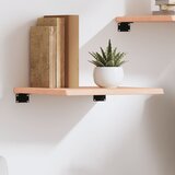 vidaXL Zidna polica 40 x 40 x 2 cm od neobrađene masivne hrastovine Cijene
