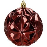  Set Božićnih kuglica u nijansama crvene, 8 cm - 30 komada | shoptok.hr