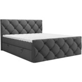CARRYHOME POSTELJA Z VZMETNICO 180 cm x 200 cm , tekstil antracit Cene