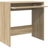 vidaXL Računalniška miza Sonomskem hrastu Inženirski les Kompaktna | Shoptok.si