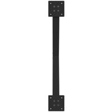 vidaXL noge kavne mize v obliki črke x 2 kosa črna 70x(30-31) cm jeklo | Shoptok.si
