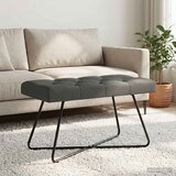  Klupa s gumbastim tkanjem Tamnosiva 80 x 40 x 46 cm Tkanina | Eponuda.com