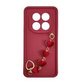 Max Mobile MM TPU XIAOMI REDMI NOTE 14 PRO+ 5G SILICONE CANDY WRIST STRAP R Heart | shoptok.hr