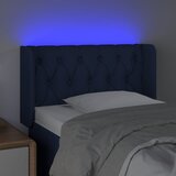  LED uzglavlje plavo 83x16x78/88 cm od tkanine | shoptok.hr