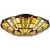  quoizel qz-reed-f-vb - plafonska svetiljka tiffany reed 2xE27/60W/230V prečnik 42 cm | Eponuda.com
