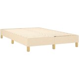  Krevet box spring s madracem LED krem 120 x 200 cm od tkanine | shoptok.hr