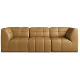 Makamii Smeđa sofa od imitacije kože 255 cm Aloha – | shoptok.hr