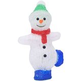vidaXL LED božićna akrilna figura snjegovića unutarnja i vanjska 30 cm | shoptok.hr