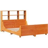  Krevet s regalom za knjige bez madraca 160x200 cm masivno drvo | shoptok.hr