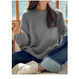 Dewberry 13242 Oversize Women Sweater-GREY | Shoptok.si