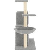  Penjalica za mačke sa stupovima za grebanje svjetlosiva 83 cm | shoptok.hr