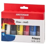 Royal Talens Amsterdam, akrilna boja, set 6K, primary set, 6 x 20ml Cene